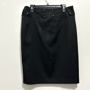 Zoe D. Black Pencil Skirt for Work
